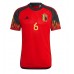 Belgien Axel Witsel #6 Hemmakläder VM 2022 Kortärmad